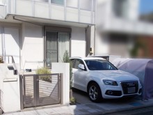 スタイリッシュな大型カーポートの取付工事